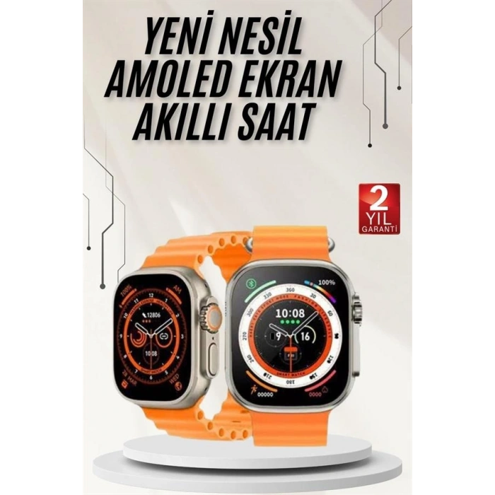 Mey İthalat® Akıllı Saat GPS Özelliği Bildirim Görme Adımsayar Sesli Görüşme Yapabilen Yeni Nesil