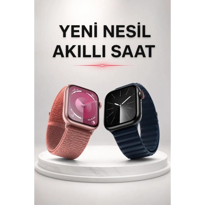 Mey İthalat® Akıllı Saat İos Andorid Destekli Arama Özeliği Sensörlü Bluetooth Bağlantılı