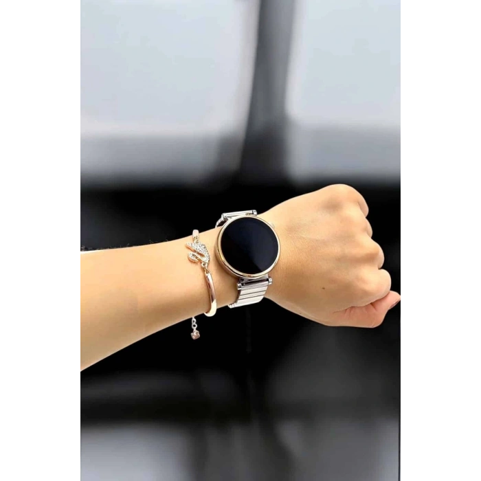 Mey İthalat® Akıllı Saat Kadınlara Özel Arama Cevaplayan Bluetooth Bağlantılı