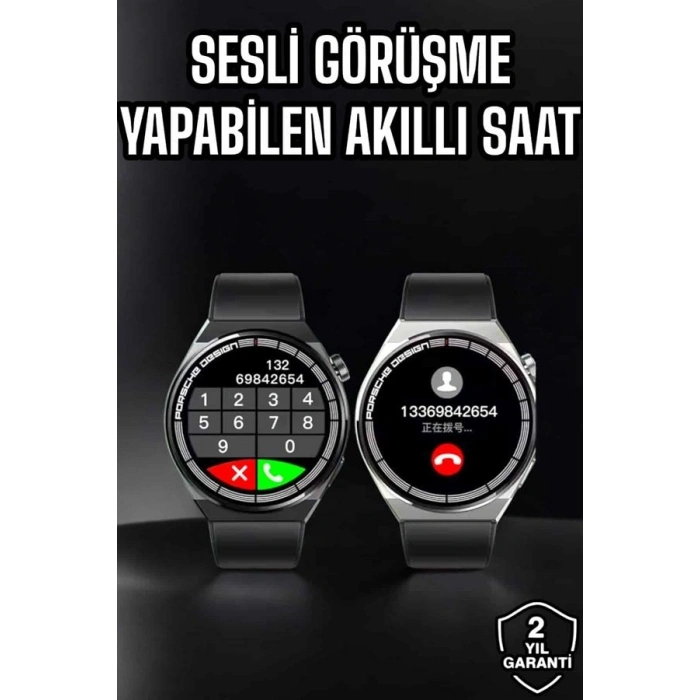 Mey İthalat® Akıllı Saat Nabız Sensörlü Bildirim Görebilen Spor Modları GPS Takibi Yeni Nesil