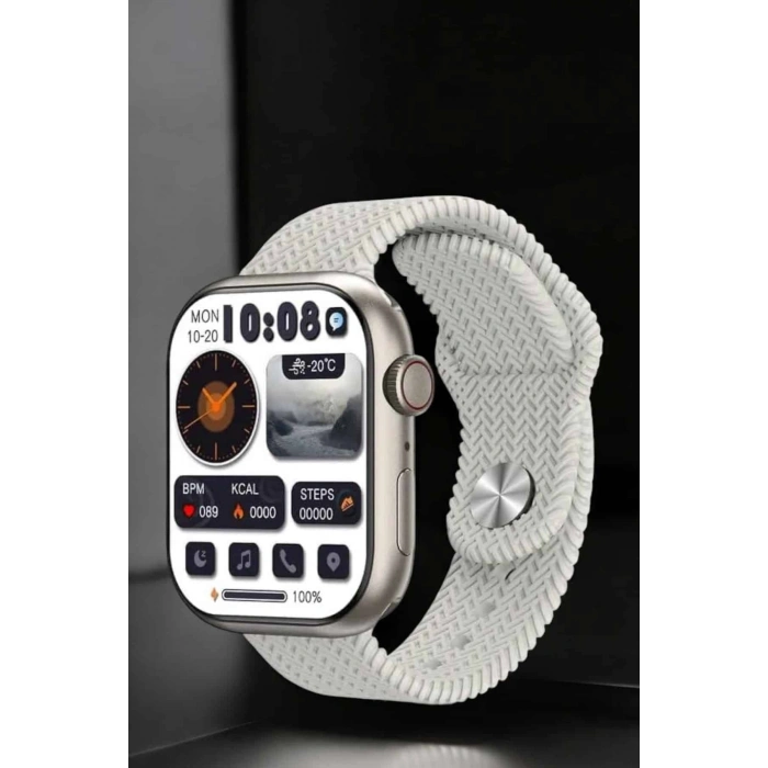 Mey İthalat® Akıllı Saat Tema Değiştirme Uyku ve Sağlık Takibi Bluetooth Bağlantılı