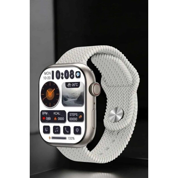 Mey İthalat® Akıllı Saat Tema Değiştirme Uyku ve Sağlık Takibi Bluetooth Bağlantılı