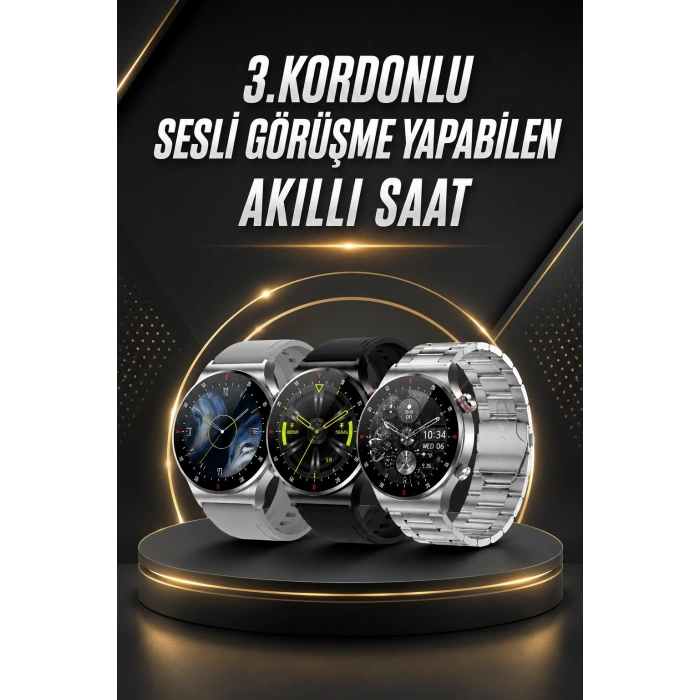 Mey İthalat® Akıllı Saat Uyku ve Sağlık Takibi NFC Uyumlu Bluetoooth Bağlantılı Android İOS Uyumlu