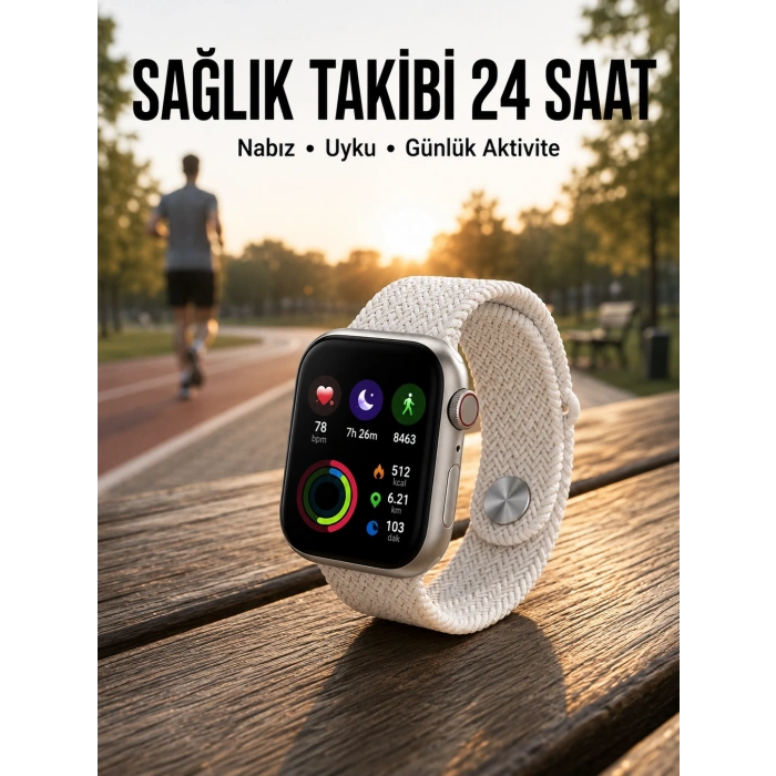 Mey İthalat® Akıllı Saat Yeni Nesil GPS Özelliği NFC Ve Uyku Takibi