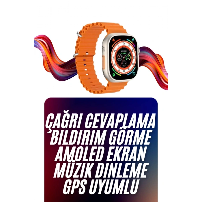 Mey İthalat® Android ve İOS Uyumlu Uyku ve Sağlık Takibi Yapabilen 3 Kordonlu Akıllı Saat