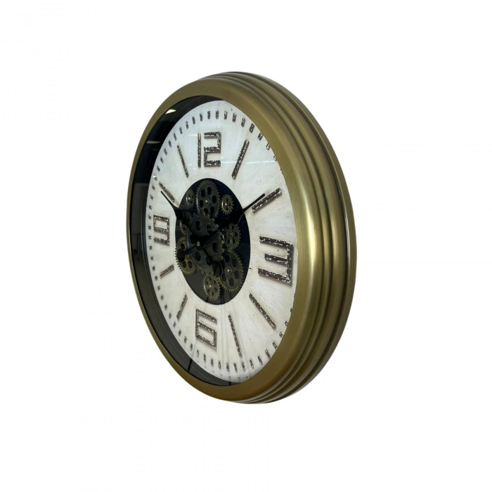 Mey İthalat® Antique Motion 60 Cm Çarklı Duvar Saati