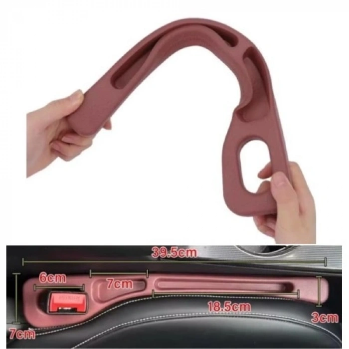 Mey İthalat® Araba Koltuk Arası Düşme Engelleyici Organizer 2 li