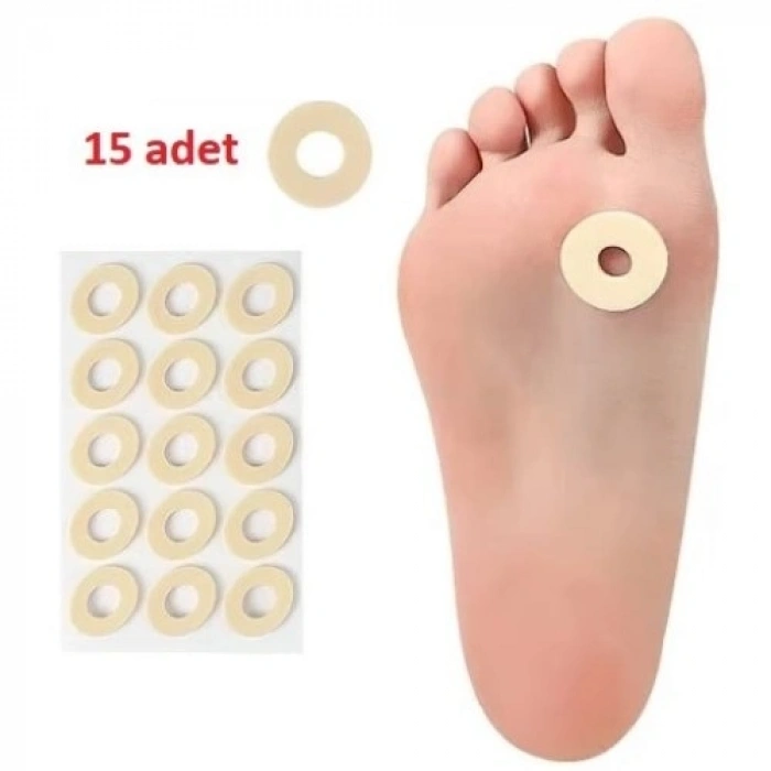 Mey İthalat® Ayak Nokta Pedi Sünger Yastık  15 li