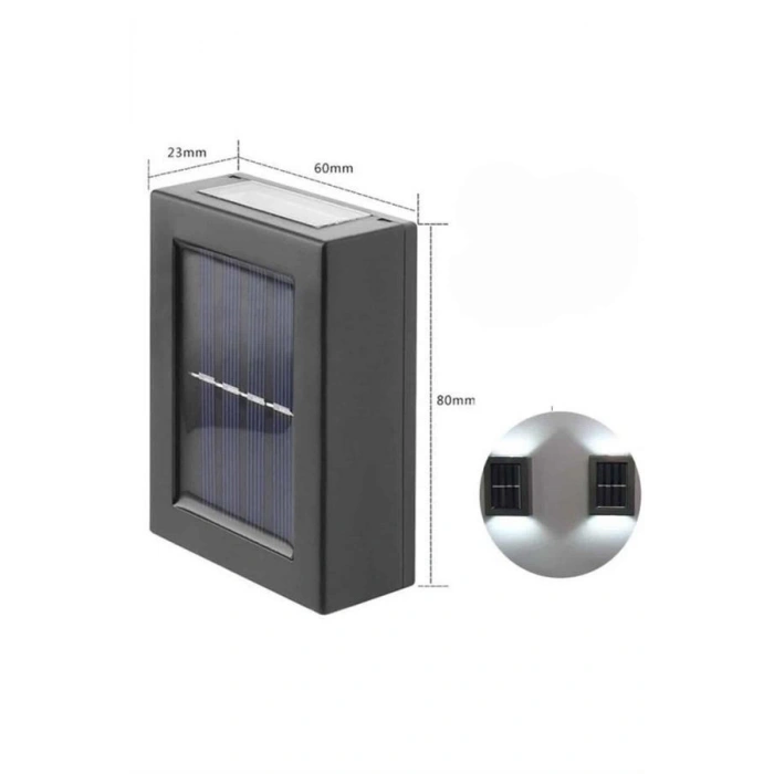 Mey İthalat® Bahçe Aydınlatması Solar Güneş Enerjili Dekoratik Led Işıklı Lamba