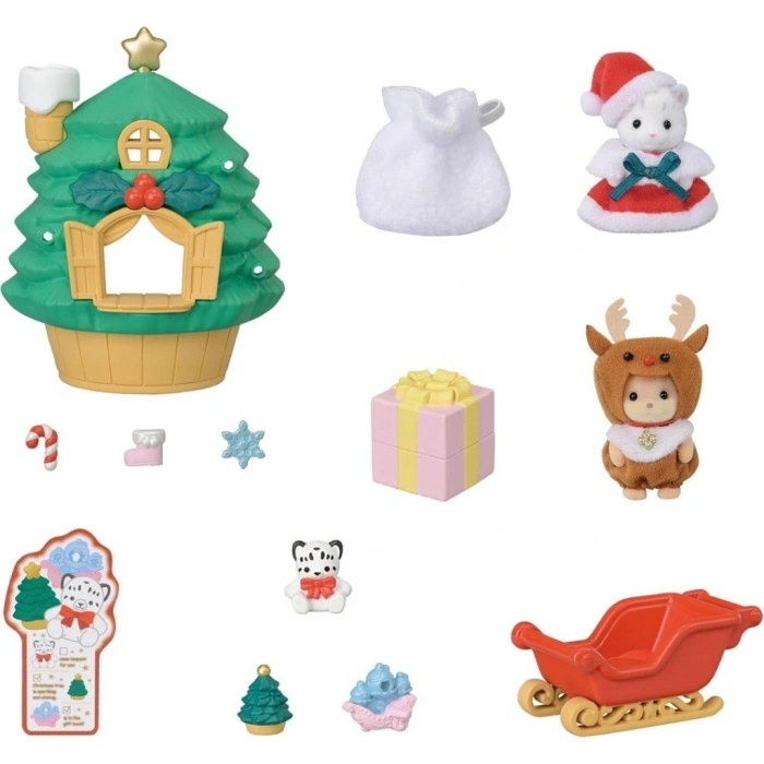 Mey İthalat® Bebek Noel Baba’nın Yılbaşı Ağacı Evi