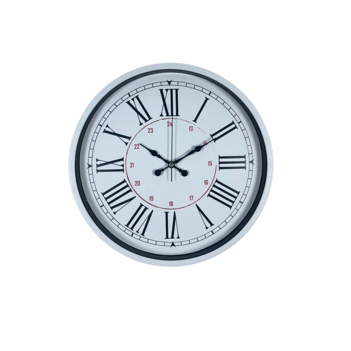 Mey İthalat® Beyaz 36 Cm Standart Duvar Saati