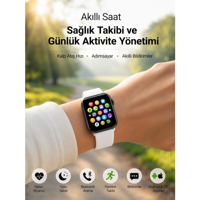 Mey İthalat® Bluetooth Telefon Görüşmesi ve Akıllı Bildirim Özellikleriyle Günlük Hayatınızı Kolaylaştıran Akıllı Saat