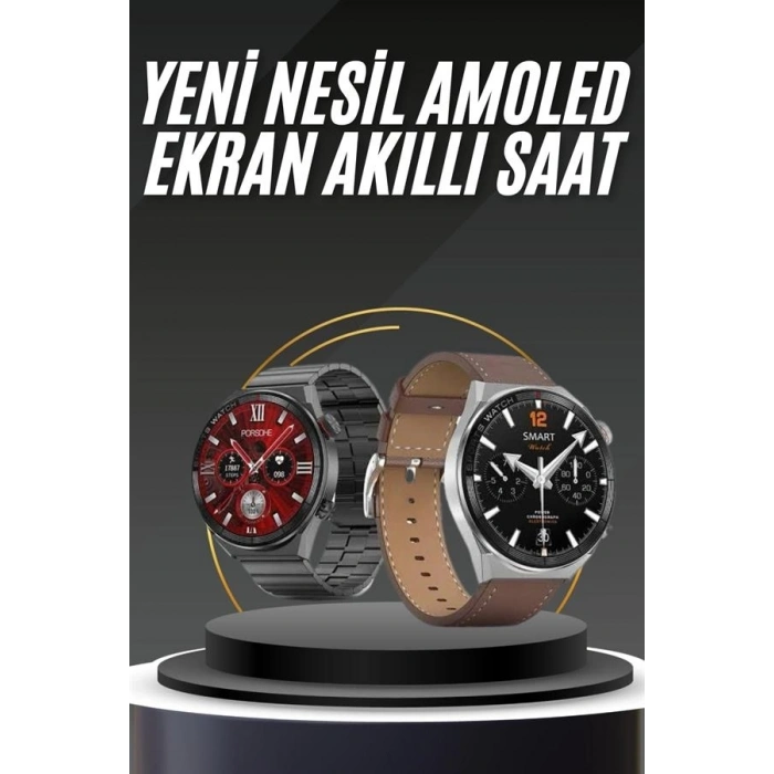 Mey İthalat® Çağrı Cevaplama Sesli Asistan Çoklu Dil Desteği 5.0 Bluetooth Akıllı Saat