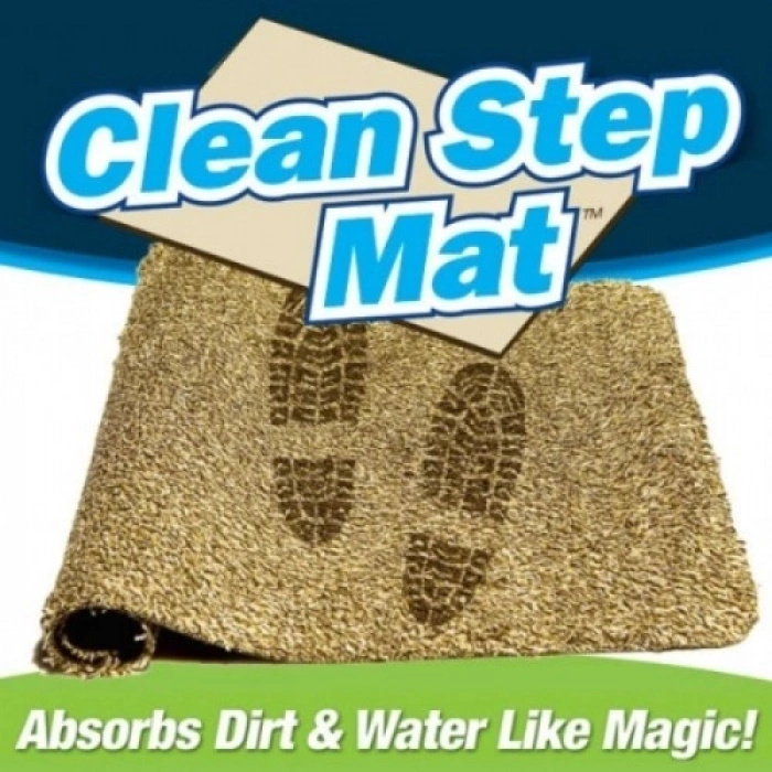 Mey İthalat® Clean Step Mat Yıkanabilir Mikrofiber Kir Toz Emici Iç-dış Ortam Paspas