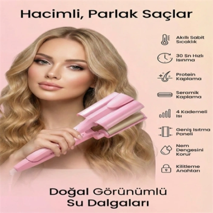 Mey İthalat® CURLING WAG SAÇ CİHAZI