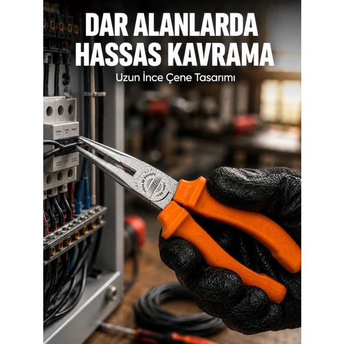 Mey İthalat® Dar Alanlarda Hassas Çalışma İçin Dövme Çelik Kargaburun