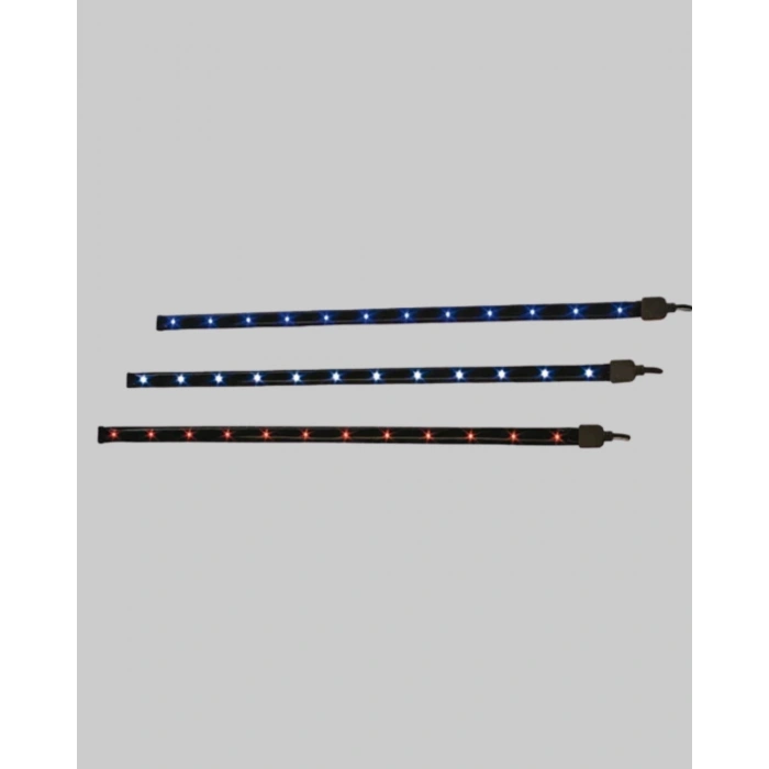 Mey İthalat® Dekoratif Ortam Aydınlatması RGB LED 10’lu Çubuk Seti