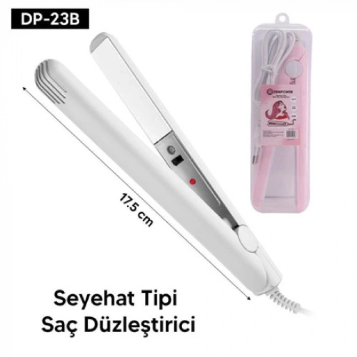 Mey İthalat® DEMPOWER SEYAHAT TİPİ SAÇ DÜZLEŞTİRİCİ