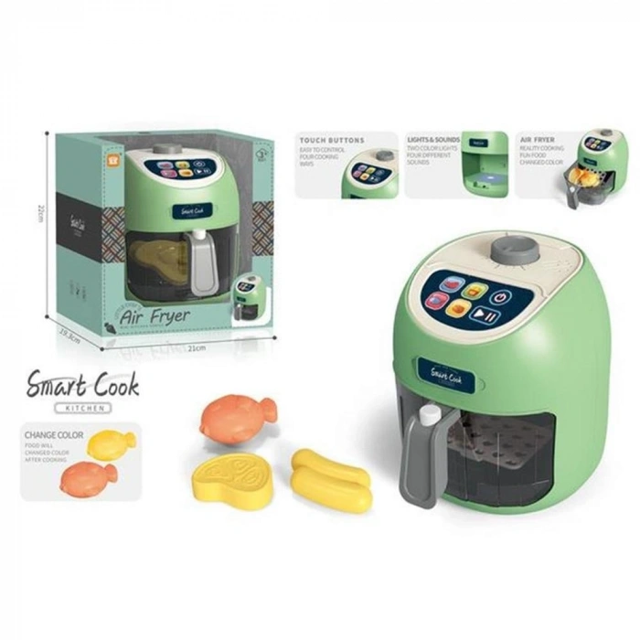 Mey İthalat® Dokunmatik Fritöz Set Gıdalar Renk Değiştirir