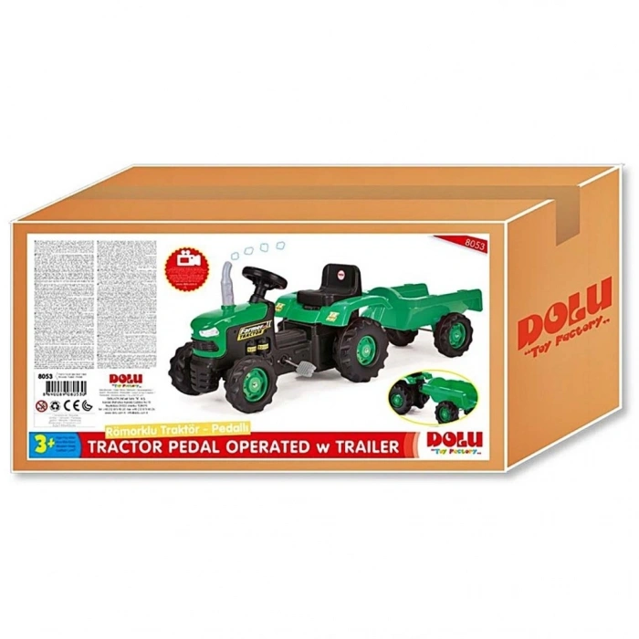 Mey İthalat® Dolu Römorklu Traktör Pedallı