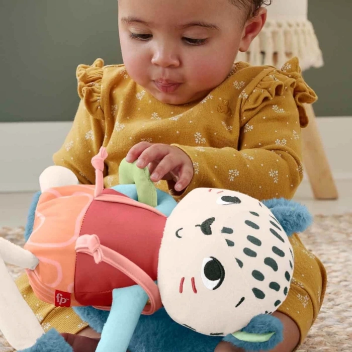 Mey İthalat® Eğlenceli Dostum Kar Leoparı Peluş HKD64