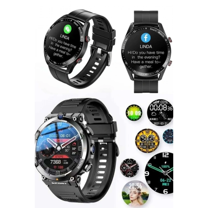Mey İthalat® ENTEGRE GPS VE GENİŞ SPOR MODU SEÇENEKLERİYLE AKILLI SAAT