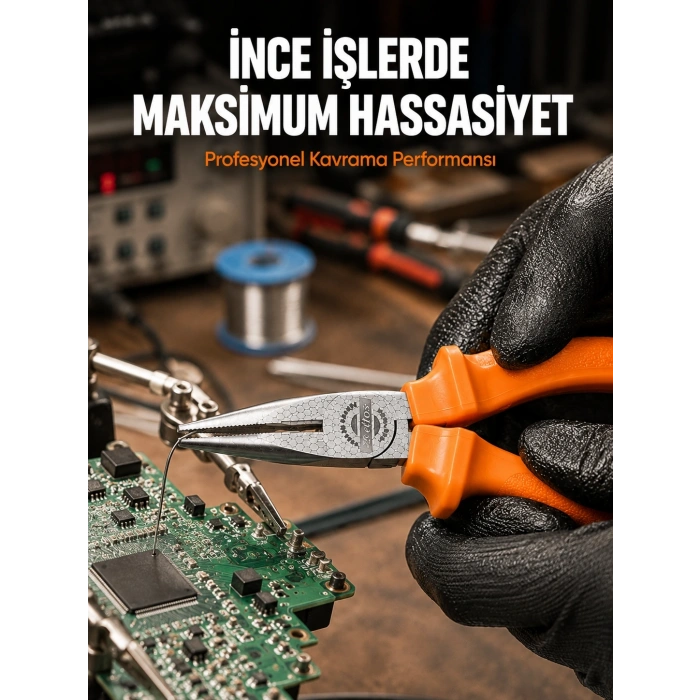 Mey İthalat® Ergonomik Saplı Profesyonel Kargaburun Dayanıklı Dövme Çelik Gövde