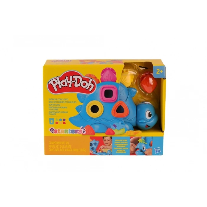 Mey İthalat® G0491 Play-Doh Şekiller ve Renkler Dino Oyun Seti +3 yaş