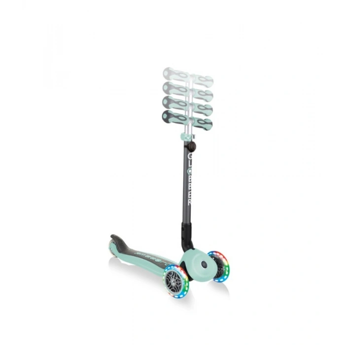 Mey İthalat® Globber Go Up Deluxe Scooter (Işıklı) Mint Yeşili