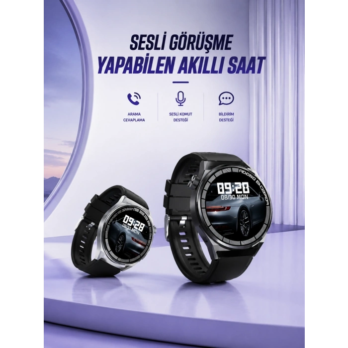 Mey İthalat® GT8 AKILLI SESLİ GÖRÜŞME YAPABİLEN SAAT