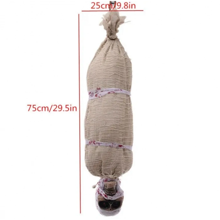 Mey İthalat® Halloween Sensörlü Işıklı Hareketli Mumya 25x75 cm