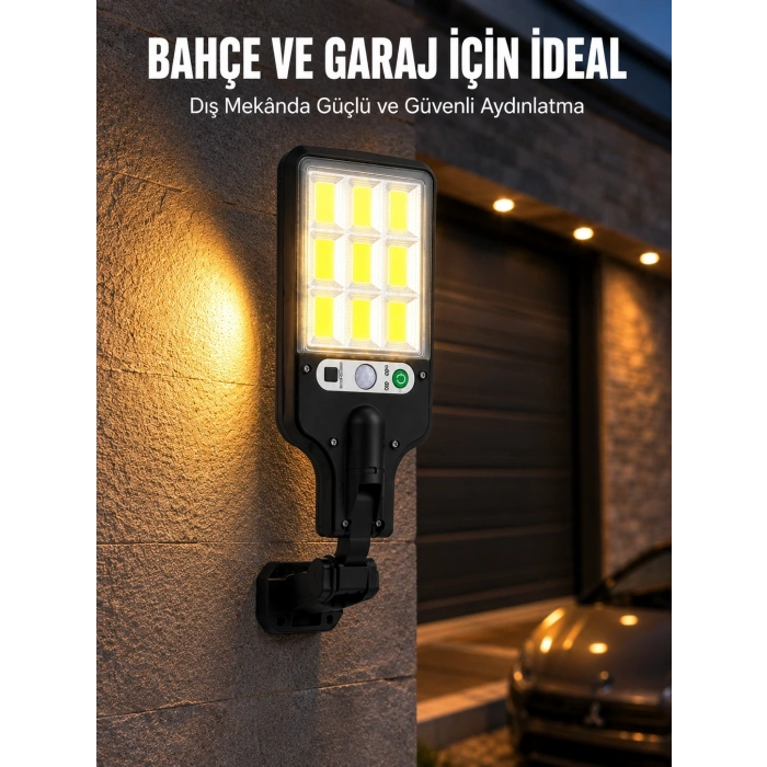Mey İthalat® Hareket Algılamalı Dış Mekan Lamba Konforlu Aydınlatma Yeni Nesil