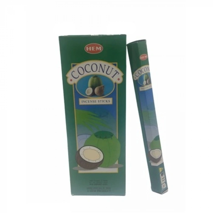 Mey İthalat® Hem Coconut  Aromalı Çubuk Tütsü