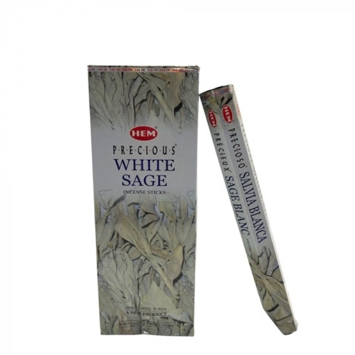 Mey İthalat® Hem Precıous Whıte Sage Aromalı Çubuk Tütsü