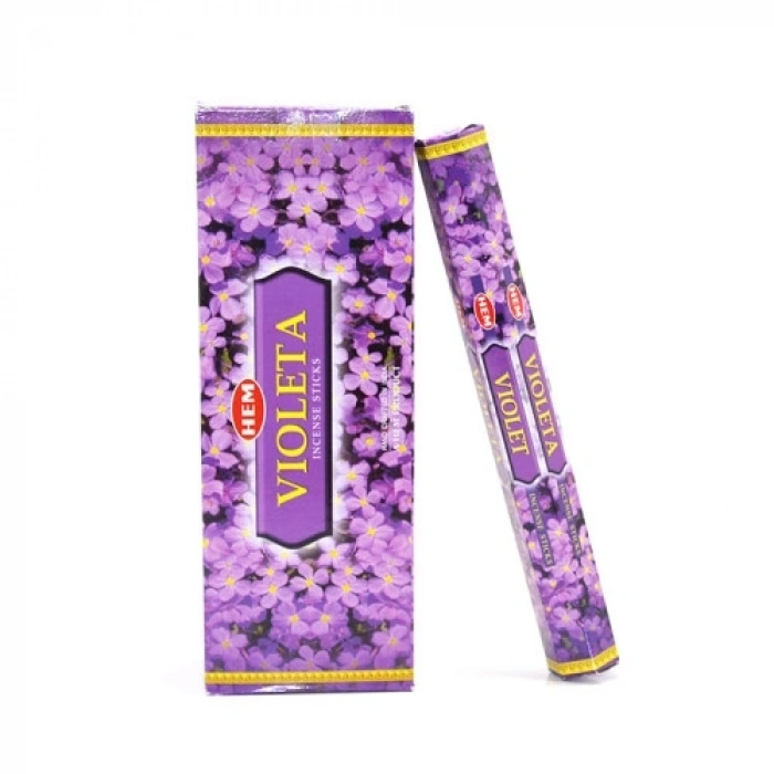 Mey İthalat® Hem Vıolet  Aromalı Çubuk Tütsü