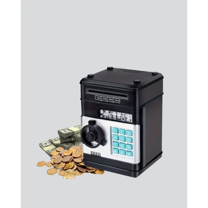 Mey İthalat® Işıklı Sesli Şifreli ATM Görünümlü Kasa Kumbara