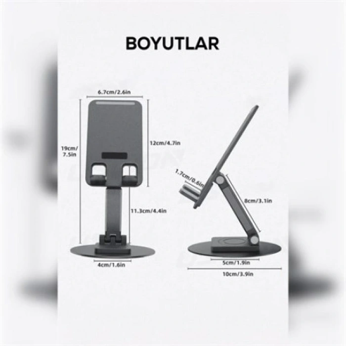 Mey İthalat® KABLO GEÇİRİLEBİLİR TELEFON TUTUCU
