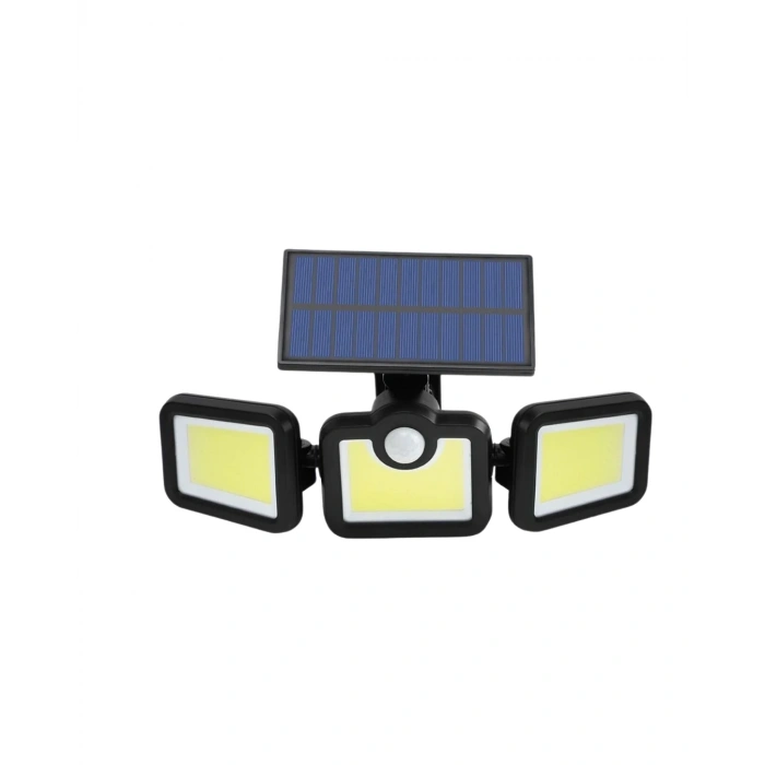 Mey İthalat® Kablosuz Solar Projektör Hareket Sensörlü Dış Cephe Lambası