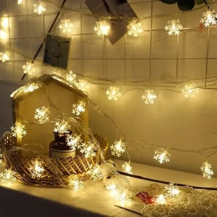 Mey İthalat® Kar Tanesi 5m 28 Led Gün Işığı