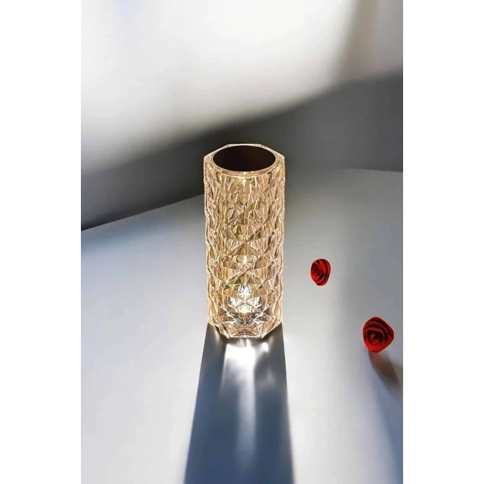 Mey İthalat® Kristal Dokunmatik Ve Kumandalı Masa Ve Gece lambasI
