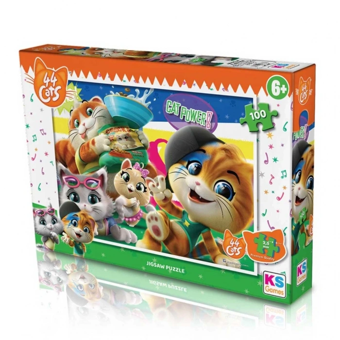 Mey İthalat®  KS Games 44 Cats 100 Parça Puzzle