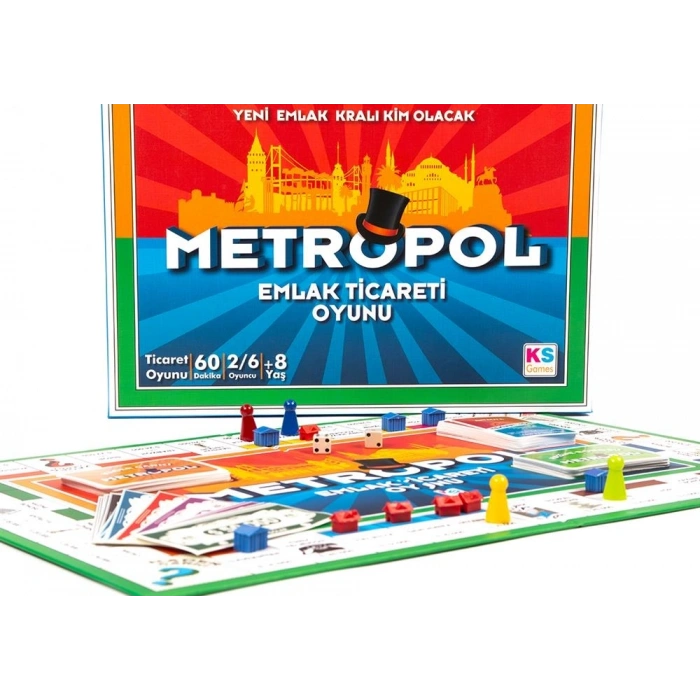 Mey İthalat® Ks Games Metropol Emlak Ticaret Oyunu