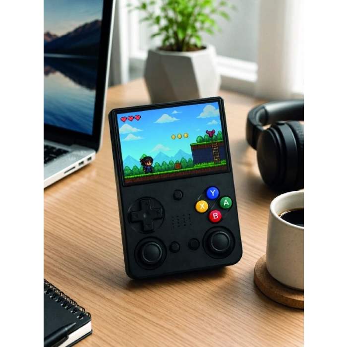 Mey İthalat® LCD Retro Oyun Konsolu TV Bağlantı Destekli Çift Analog Joystick El Tipi Konsol