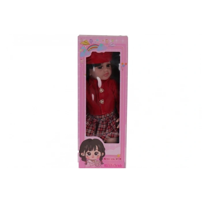 Mey İthalat® LMN232 55 CM MÜZİKLİ SİLİKONLU ET BEBEK