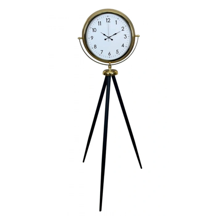 Mey İthalat® Luxury Gold Tripod Ayaklı Saat