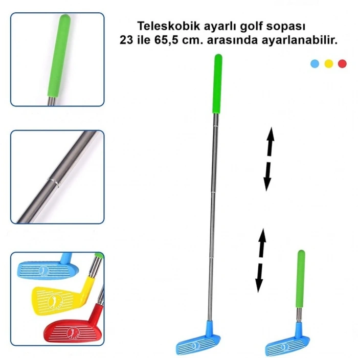 Mey İthalat®  Minyatür Mini Golf Seti