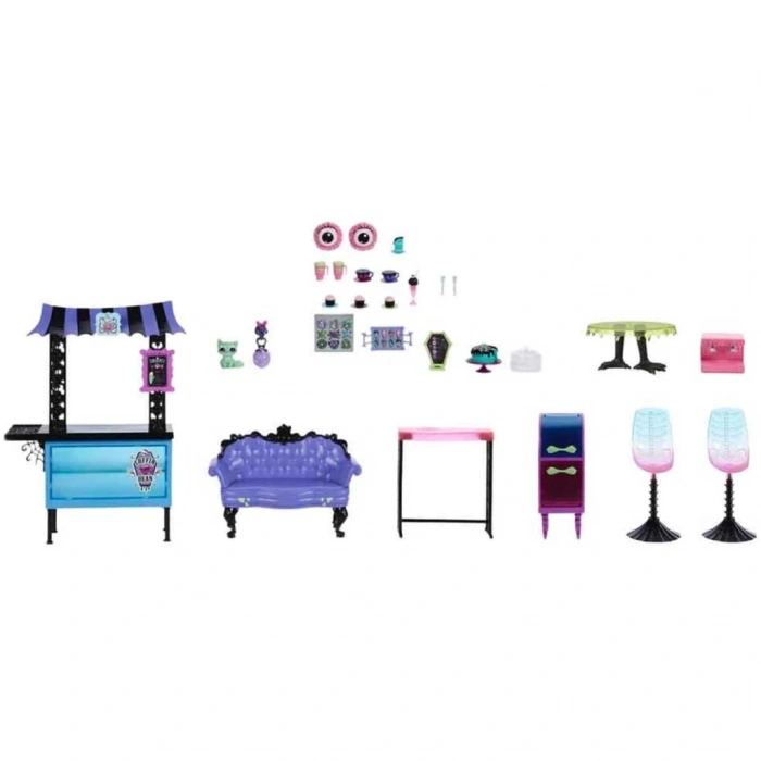 Mey İthalat®  Monster High Coffin Bean Restoran Oyun Seti HHK65