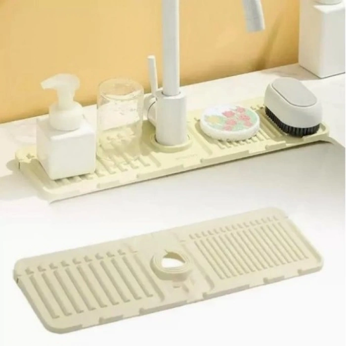 Mey İthalat® Mutfak Banyo Lavabo Kenarı Silikon Mat Gri