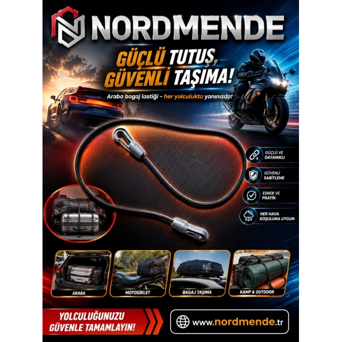Mey İthalat® Nordmende Bagaj Lastiği