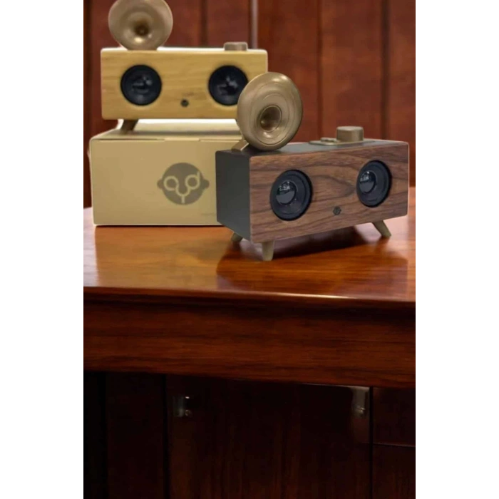 Mey İthalat® Nostaljik Görünümlü Bluetooth Bağlantılı Speaker